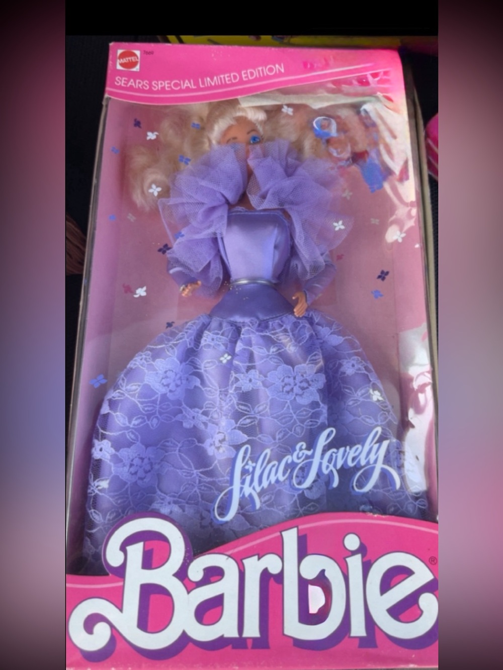 Barbie Purple Lilac & Lovely Lace Ball Gown Doll